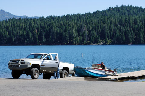 Almanor Canyon launch ramp, Lake Almanor, CA